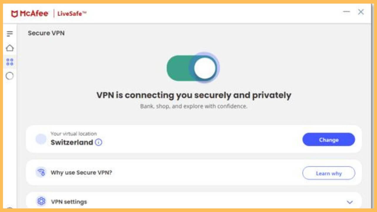 McAfee VPN on Firestick