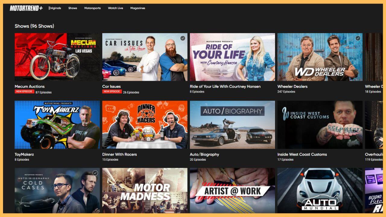 MotorTrend on Fire TV