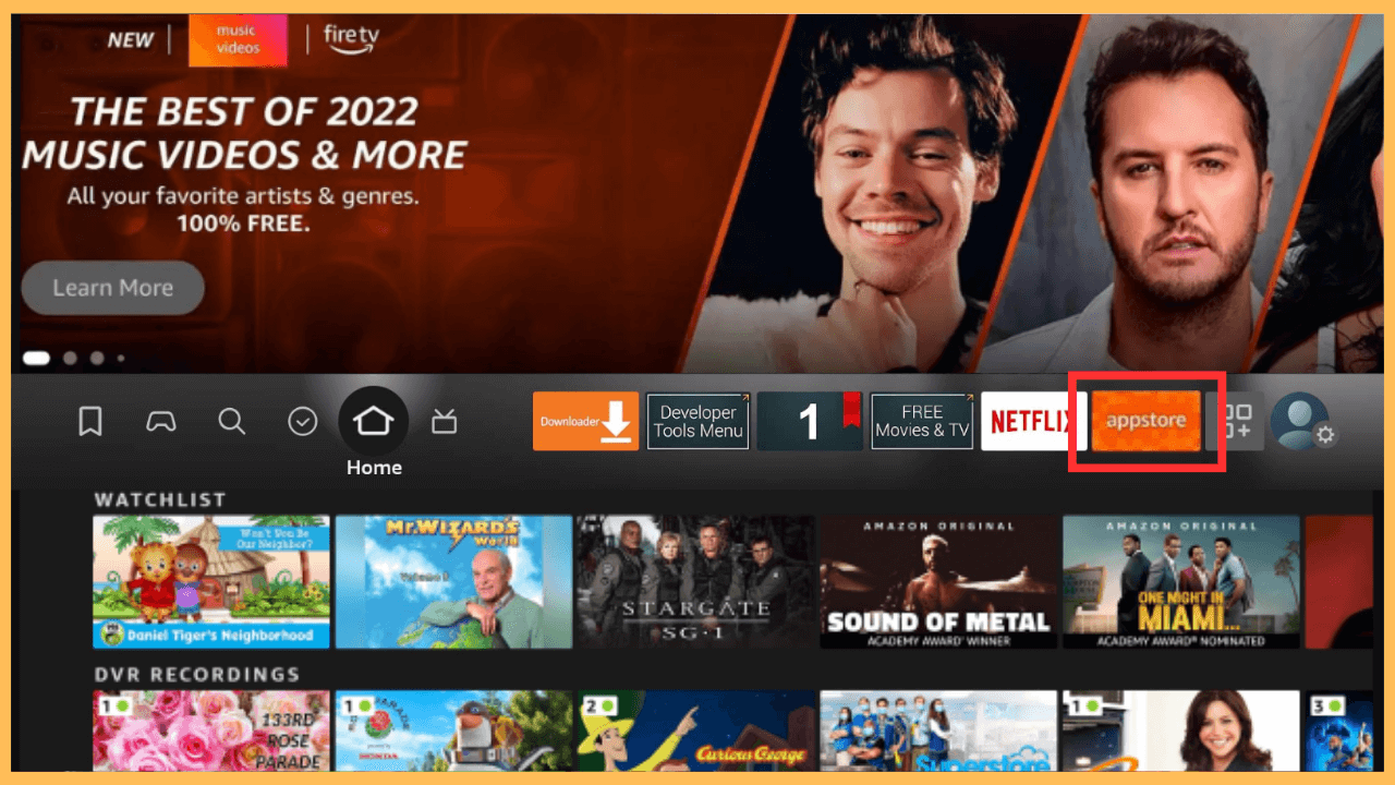Norton VPN on Firestick - Go to App Store