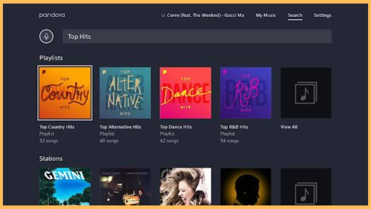 Pandora on Firestick