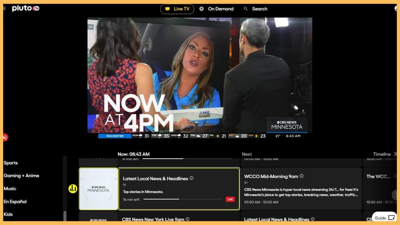 Pluto TV on Firestick