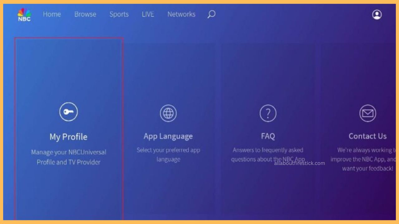 Select My Profile to Watch Paralympics