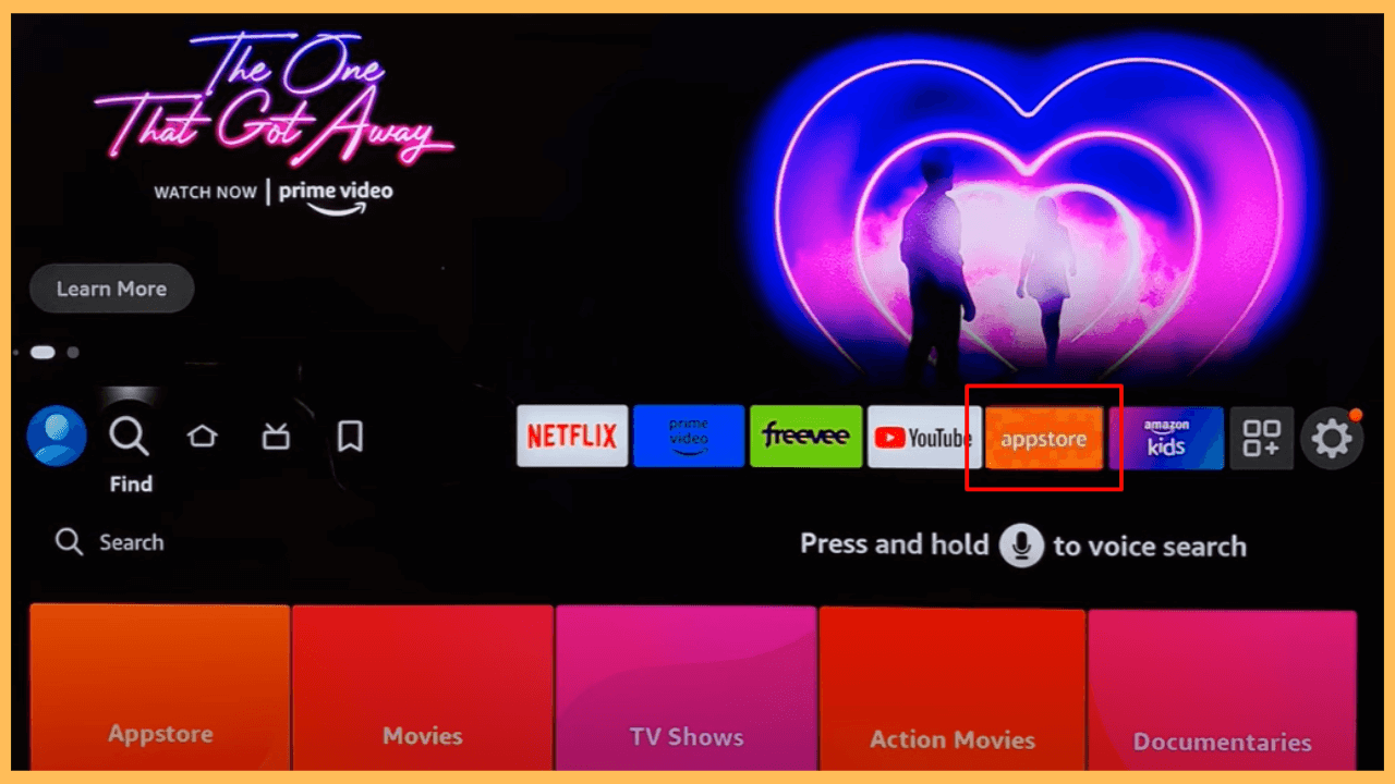Showtime on Firestick - Choose App Store
