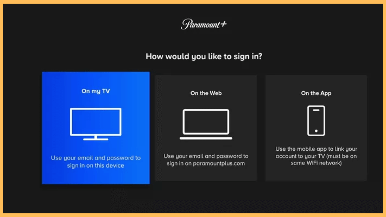 Showtime on Firestick - Select On the Web