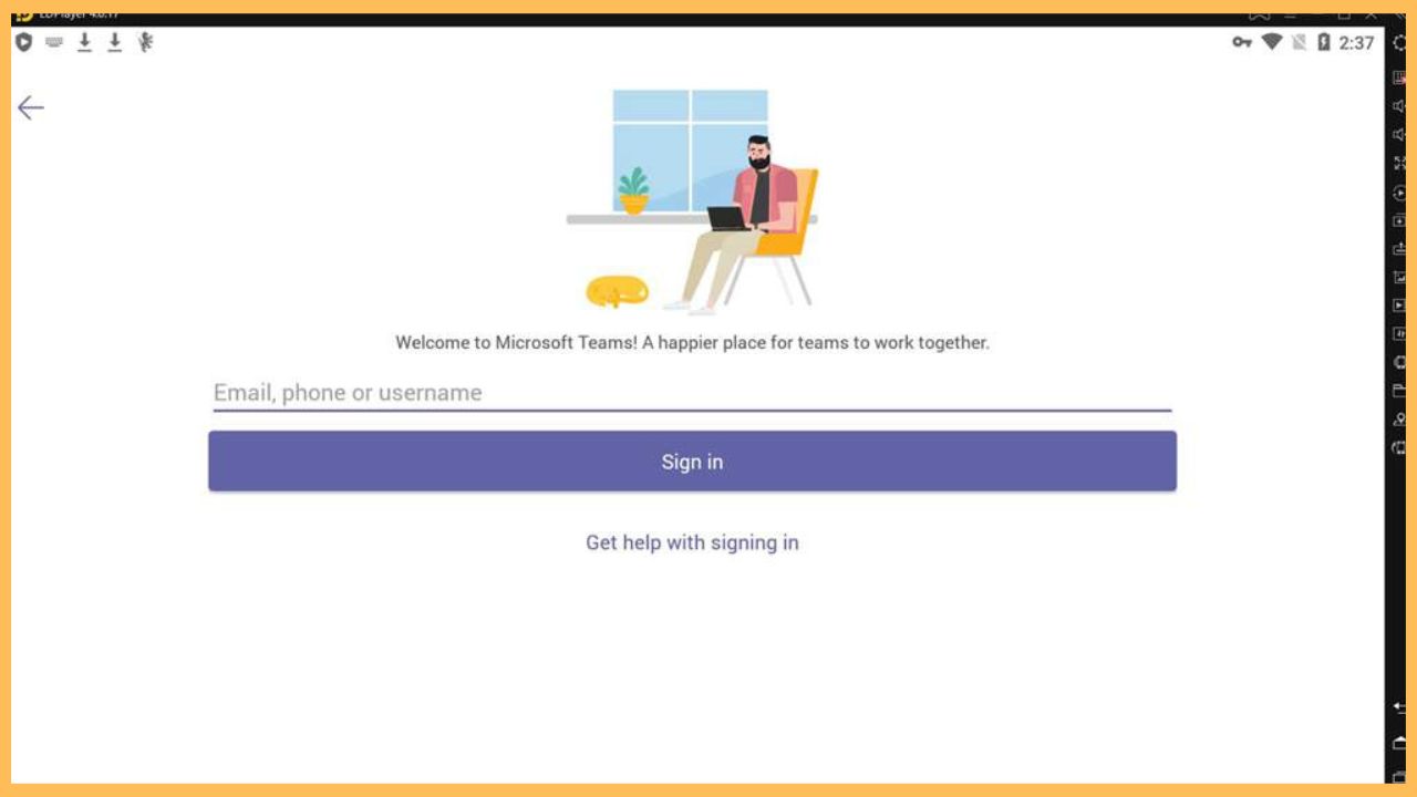 Sign in Microsoft Teams