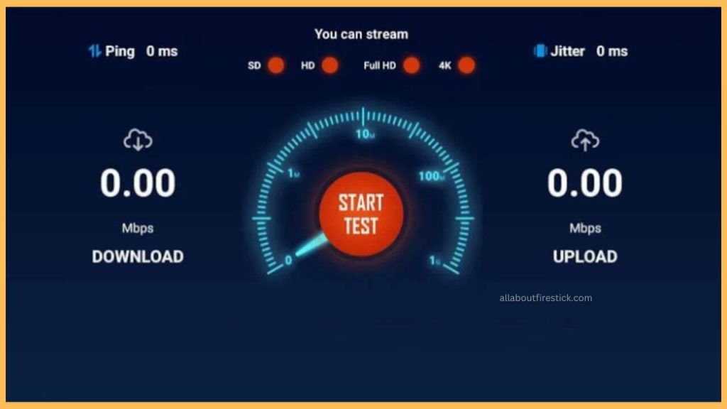 Speed Test on Firestick