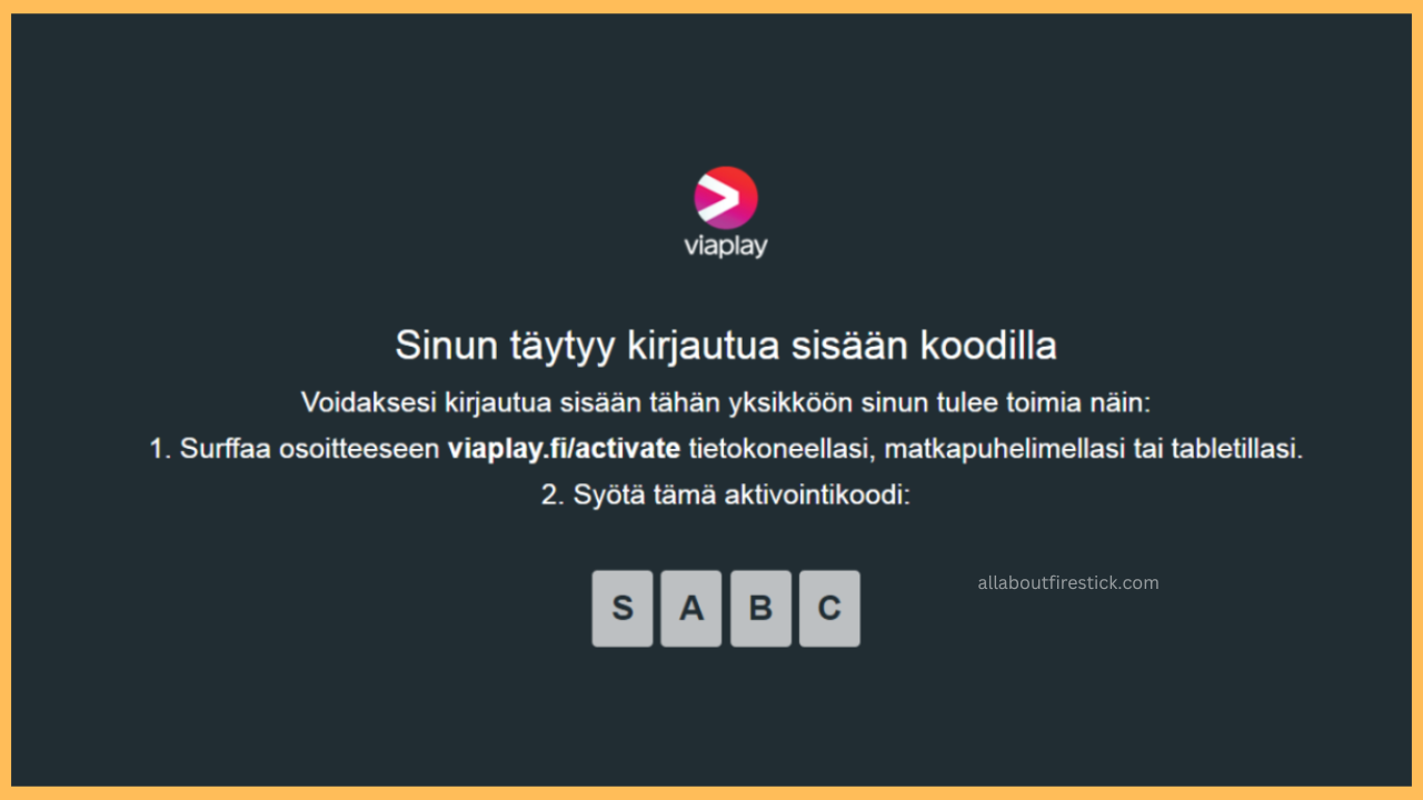 Activation Code for Viaplay