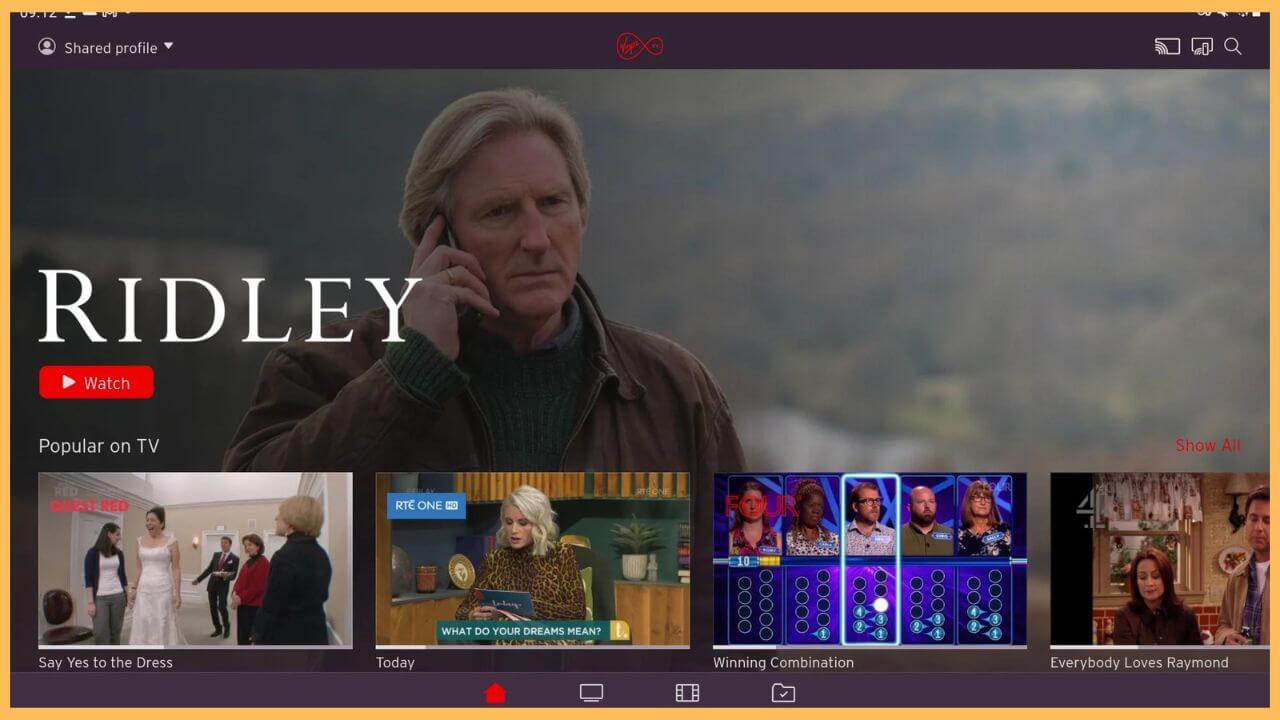 Virgin TV Go on Firestick