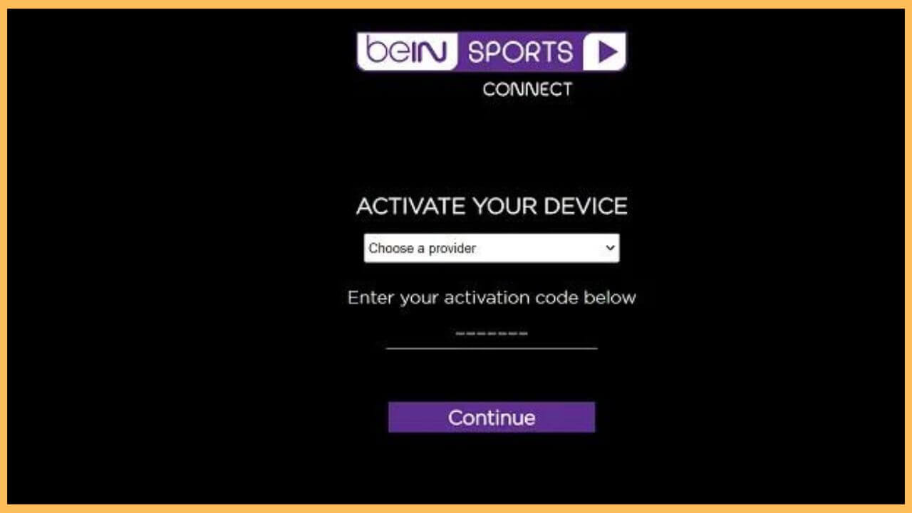 beIN Sports Activation Page