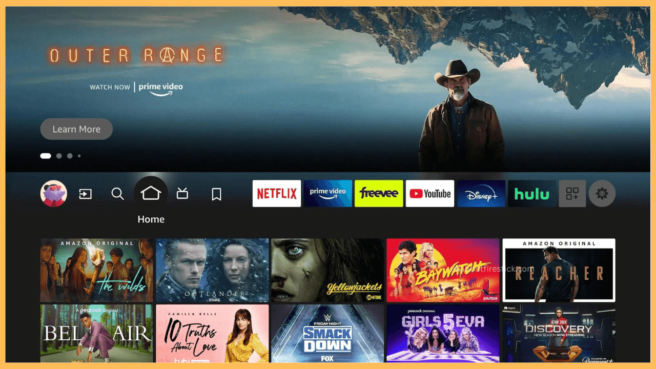 Get to Firestick Home Screen