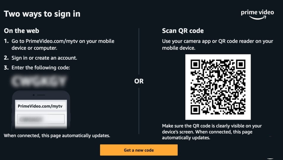 Activate Prime Video for PPV Event