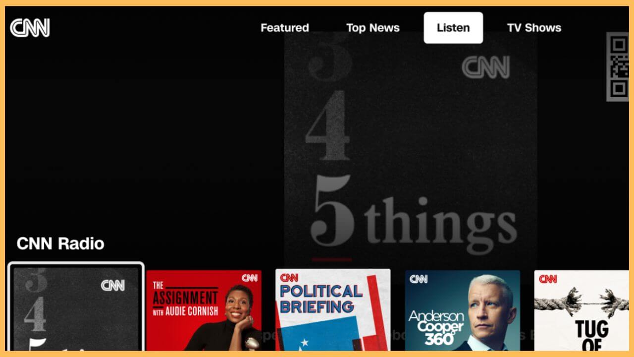 CNN App on Firestick