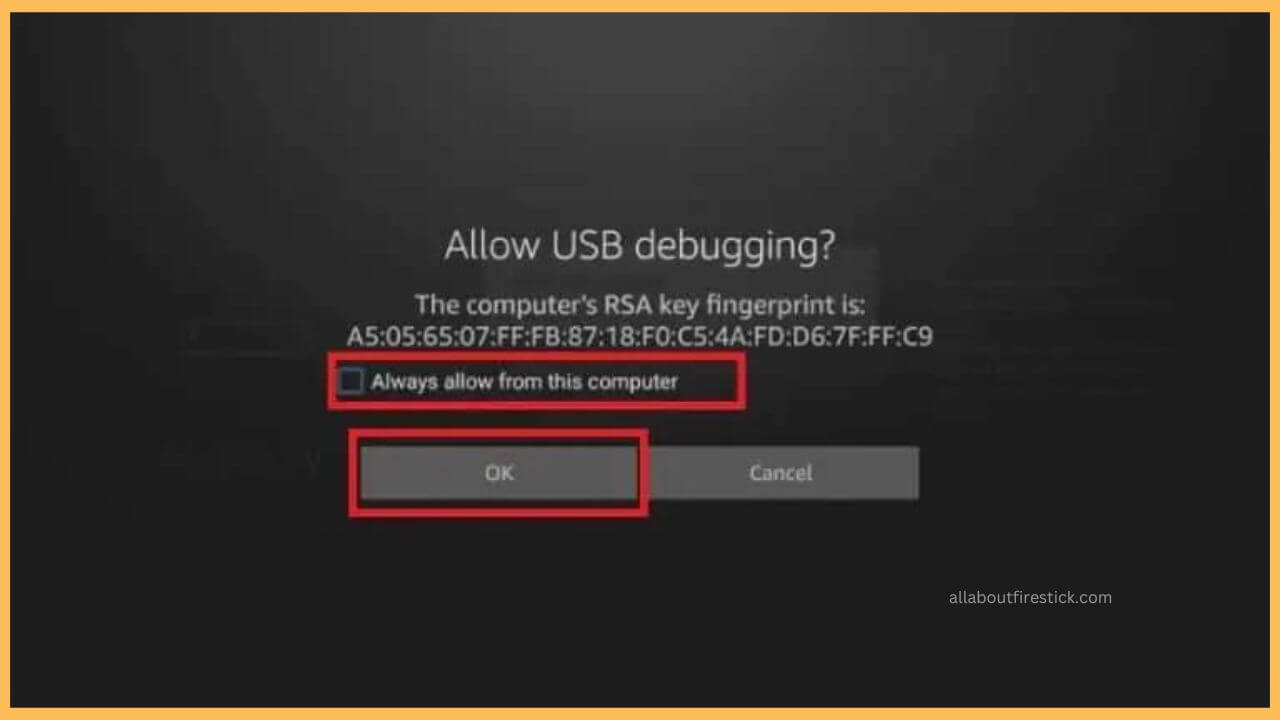 Click OK on USB Debugging (1)