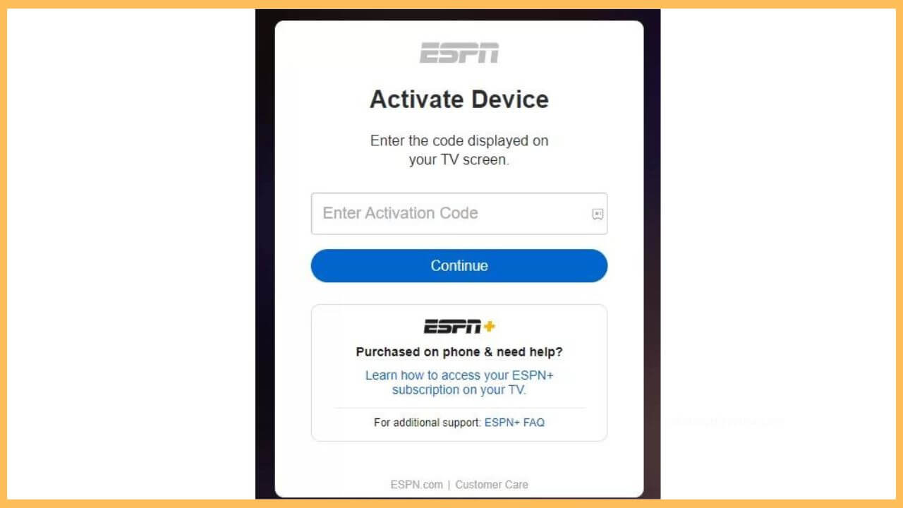 Enter Activation Code on ESPN (1)