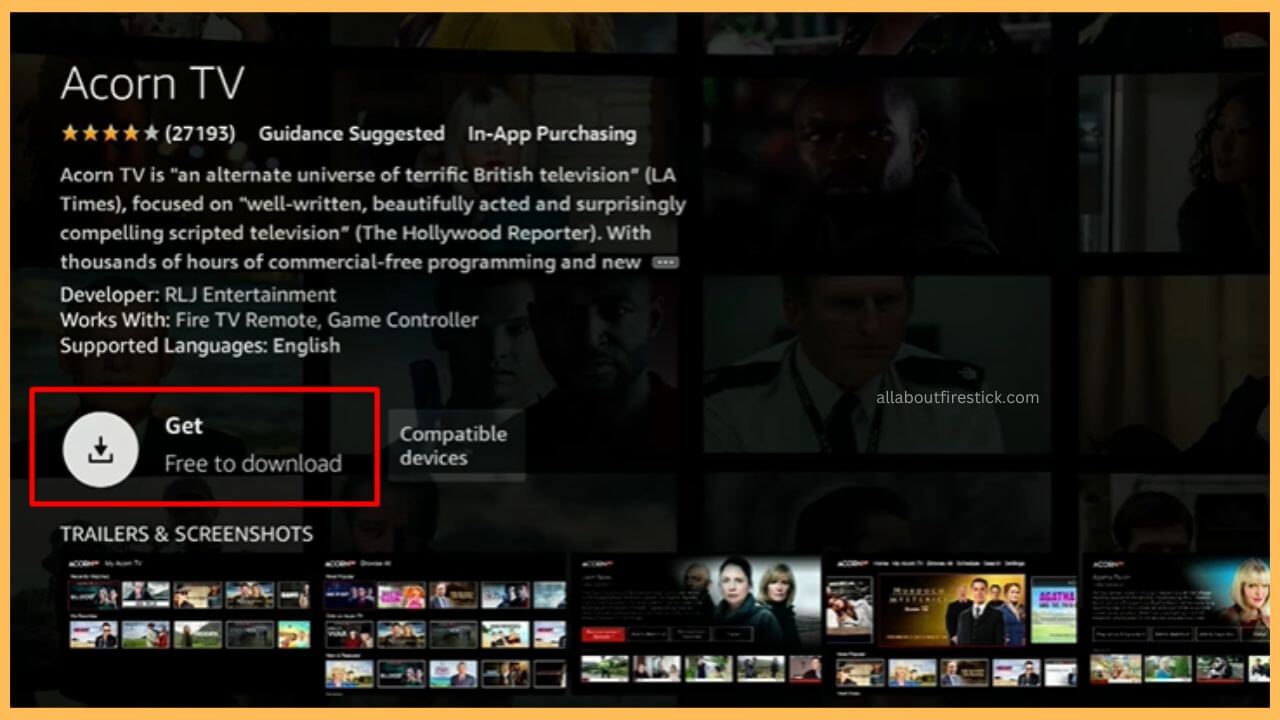 Hit Get to Download Acron TV (1)