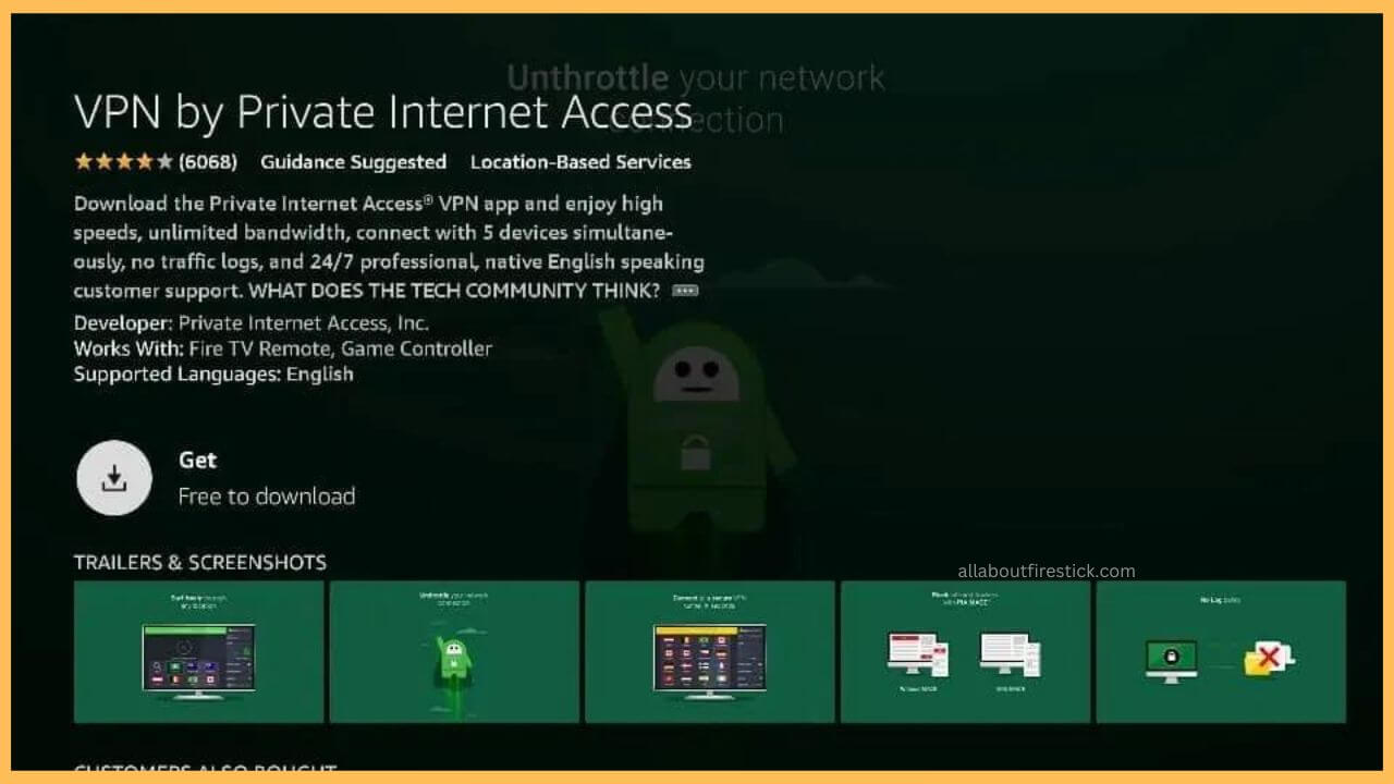 Hit Get to Download PIA