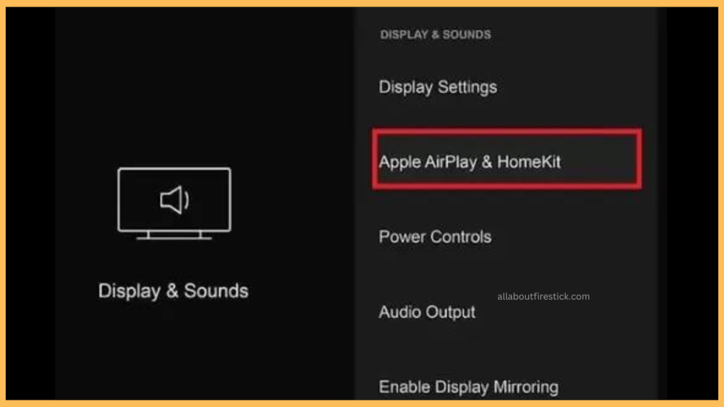 Select Apple AirPlay & HomeKit