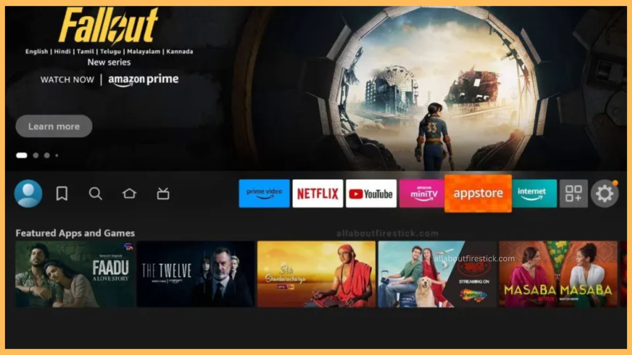 Select the App Store tile