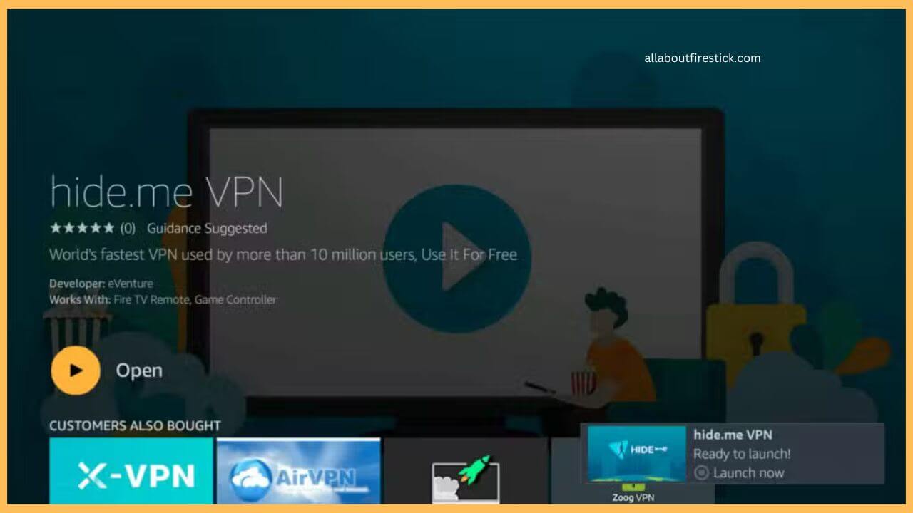 Select Open to Launch hide.me VPN (1)