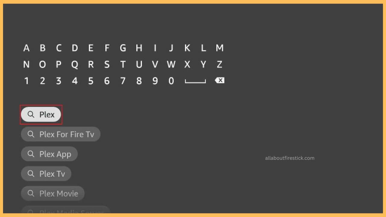 Select Plex from Search Bar (1)