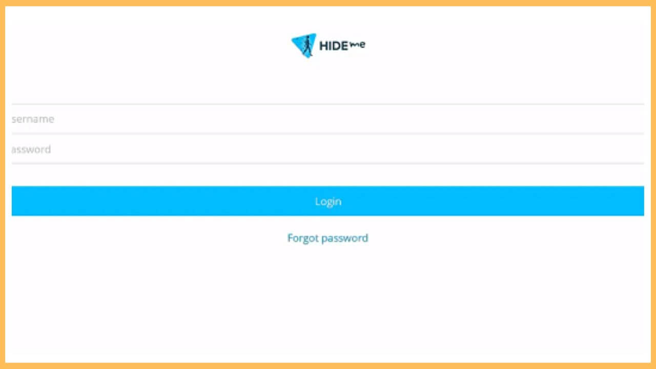 Sign In to hide.me VPN