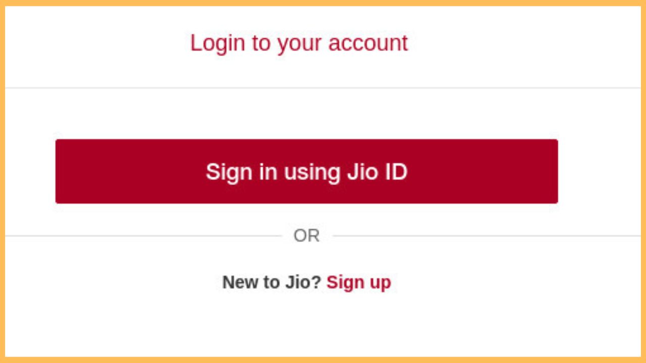 Sign in to your JioTV Account