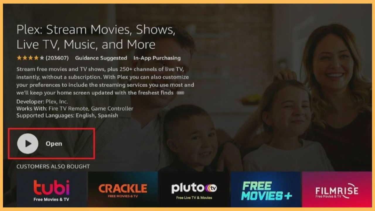 Tap Open to Launch Plex (1)