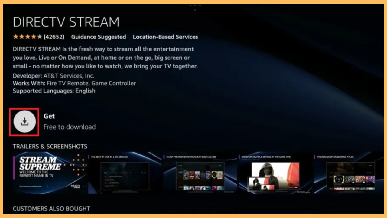 Tap on the Get option