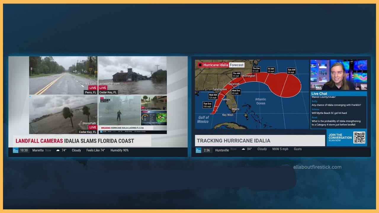 The Weather Channel on Firestick (1)