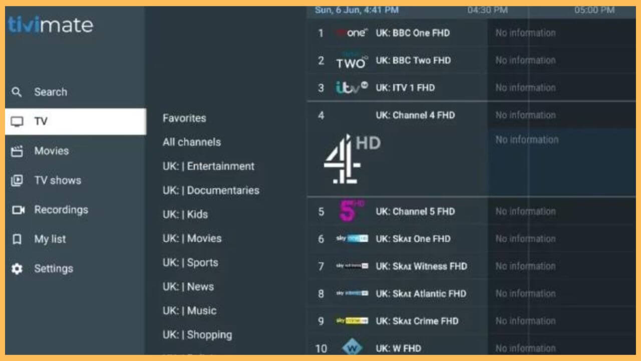 Tivimate IPTV Player on Firestick (1)