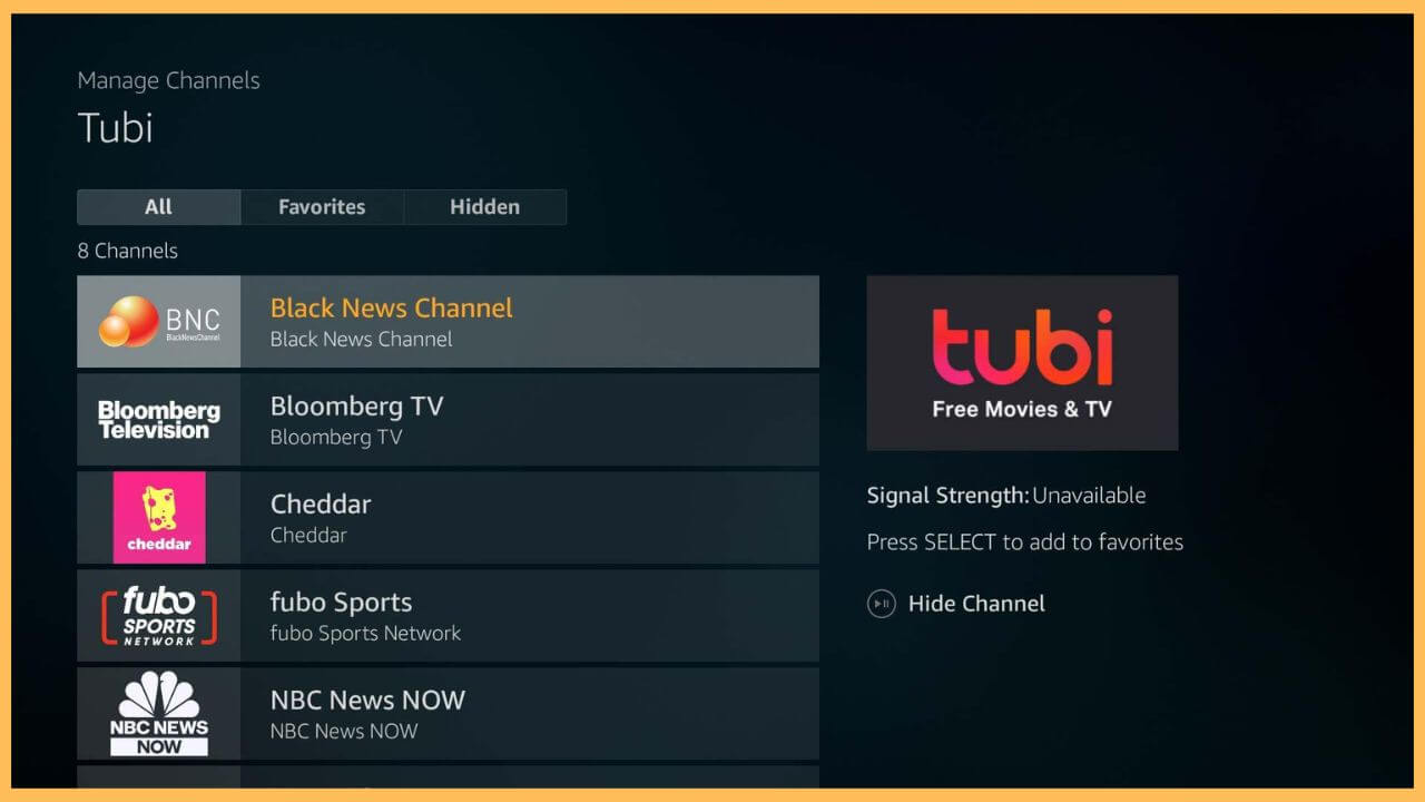 Tubi on Fire TV