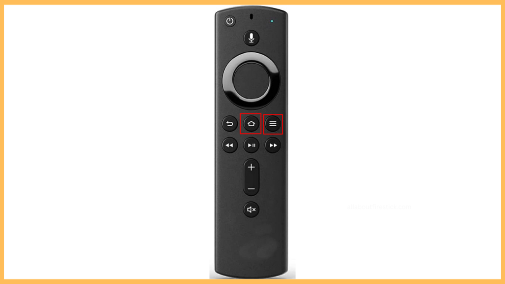 Home and Menu buttons on Firestick