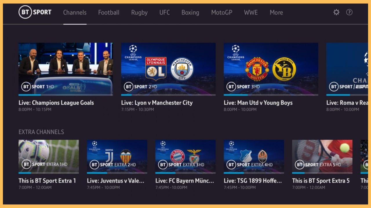 Watch BT Sport on Firestick via Discovery+