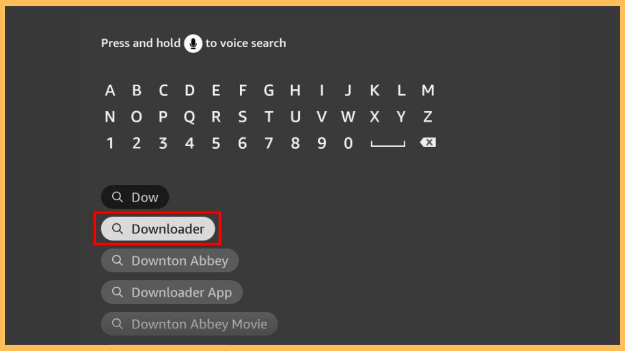 CucoTV on Firestick - Look for Downloader