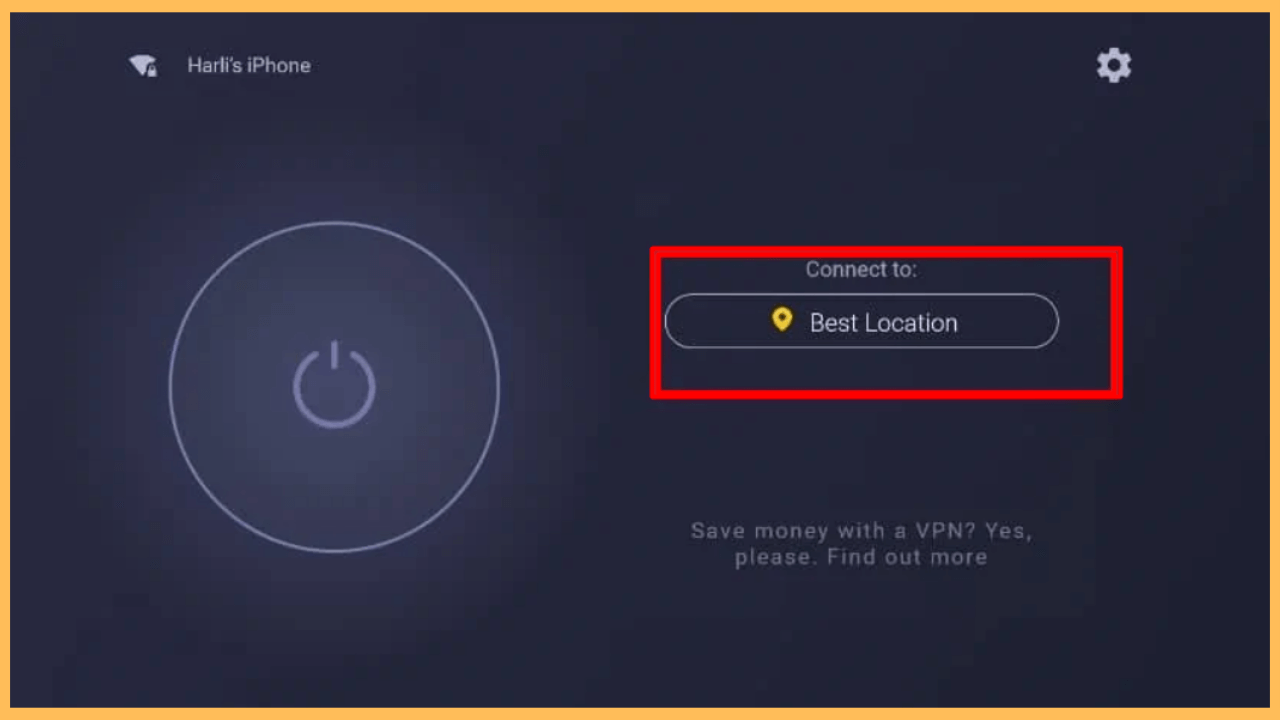 CyberGhost VPN on Firestick - Select Best location