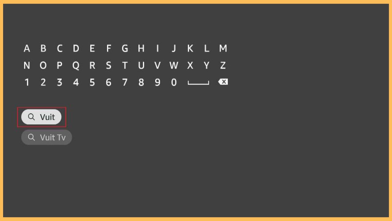 Enter the VUit app name