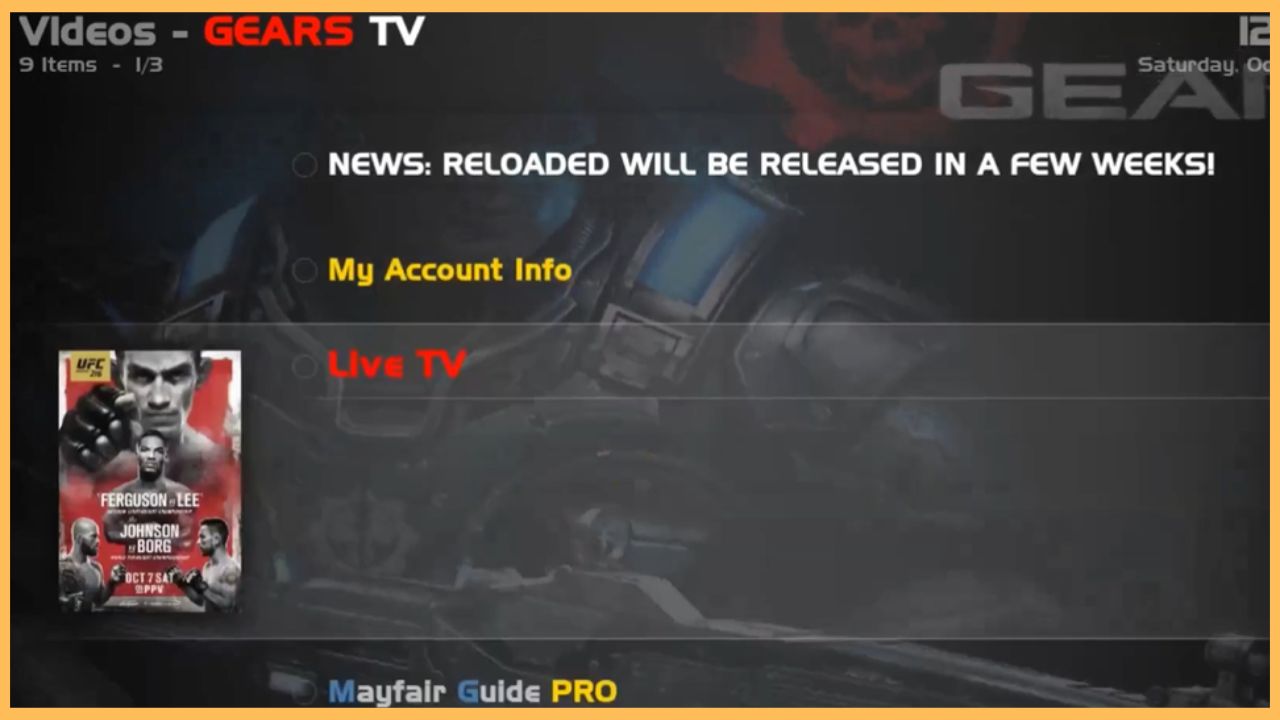 Gears TV on your Firestick