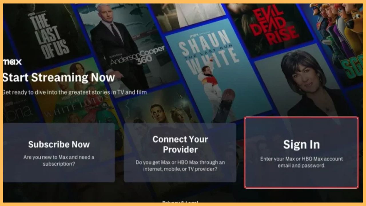 Hit the Sign In button