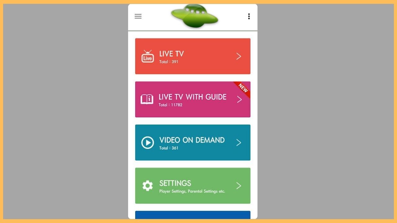 Home Page of Area 51 on Firestick