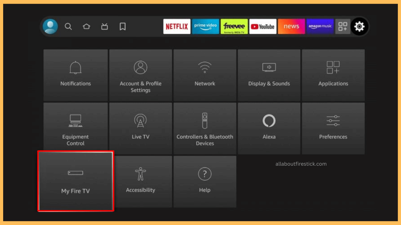 Go to My Fire TV