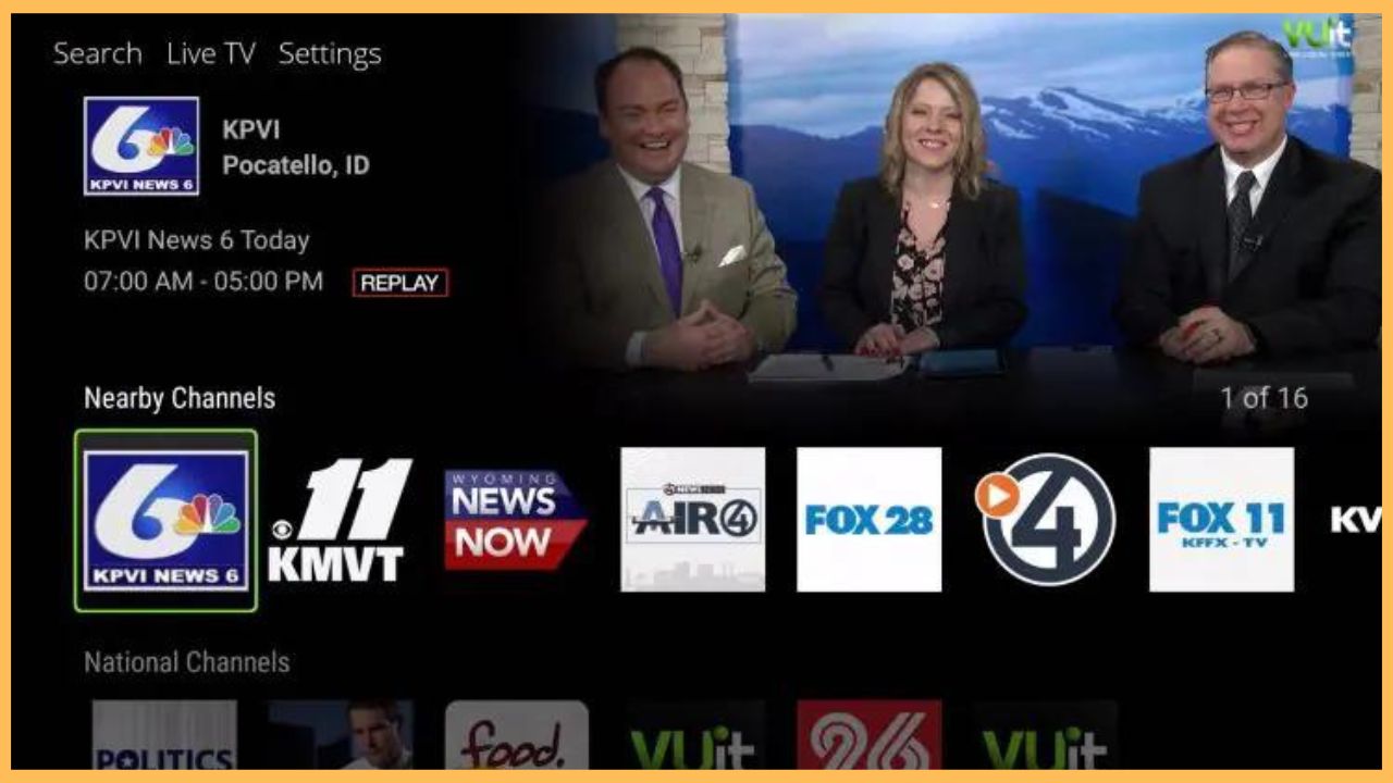 VUit App on Firestick