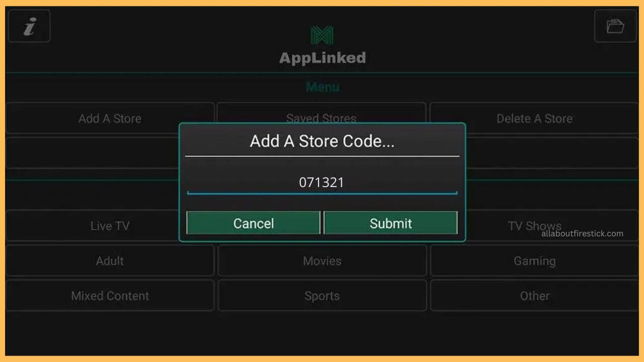 071321 - AppLinked Codes