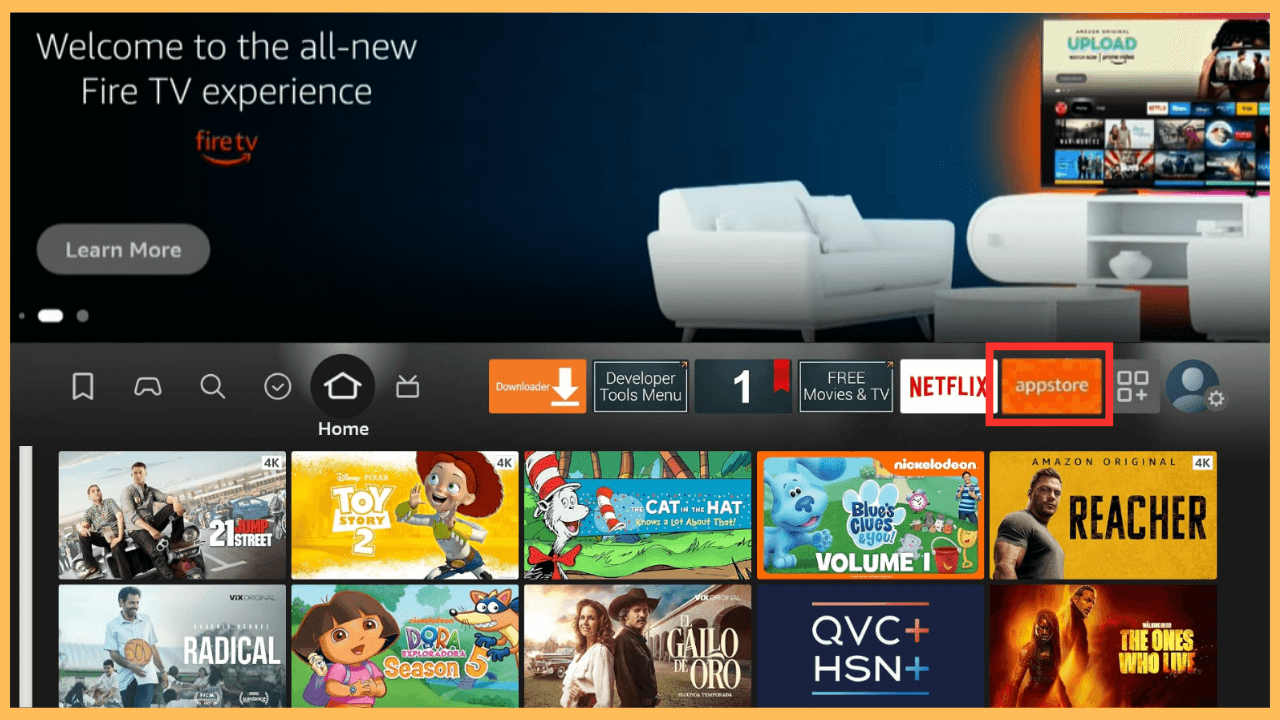Aurora Store on Firestick - Select Appstore