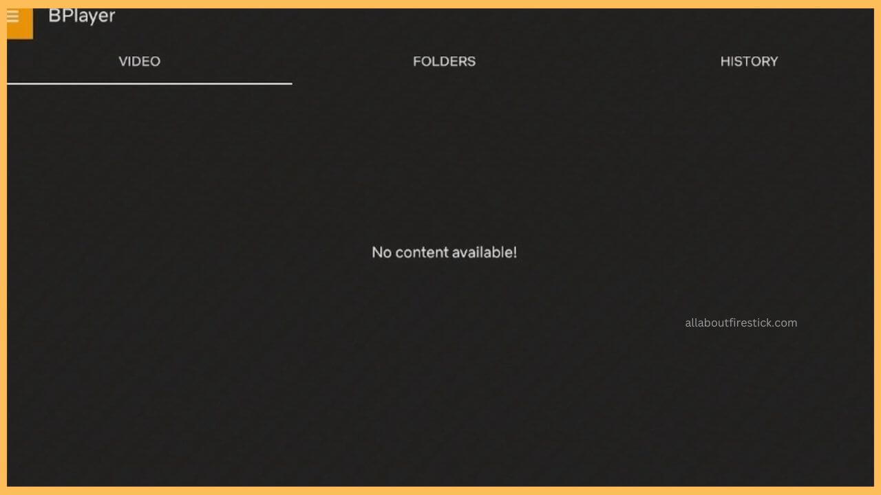 BPlayer on Firestick