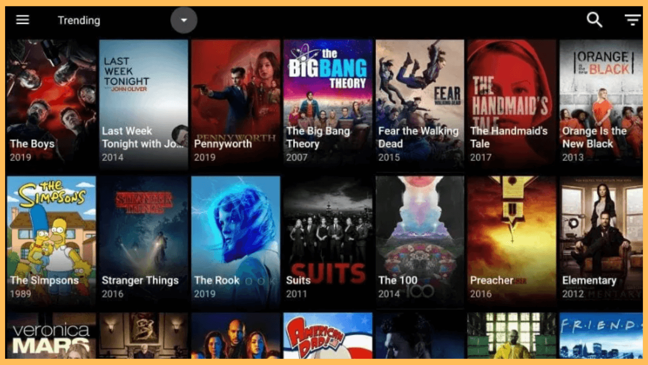 CatMouse APK on Firestick - Home Page