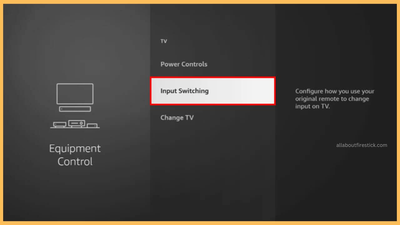 Select Input Switching
