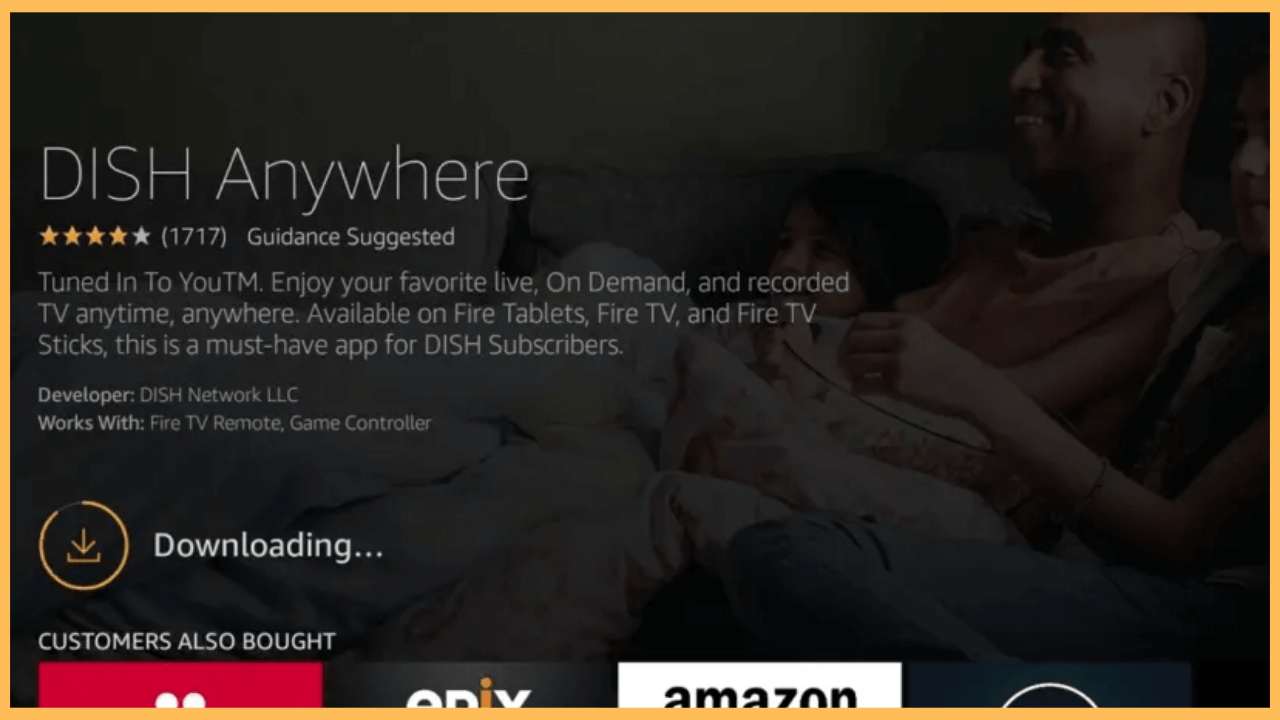 Dish Network on Firestick - Download the app