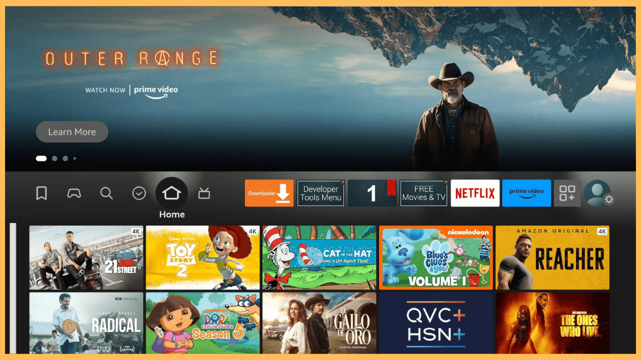 F-Droid on Firestick - Home Screen