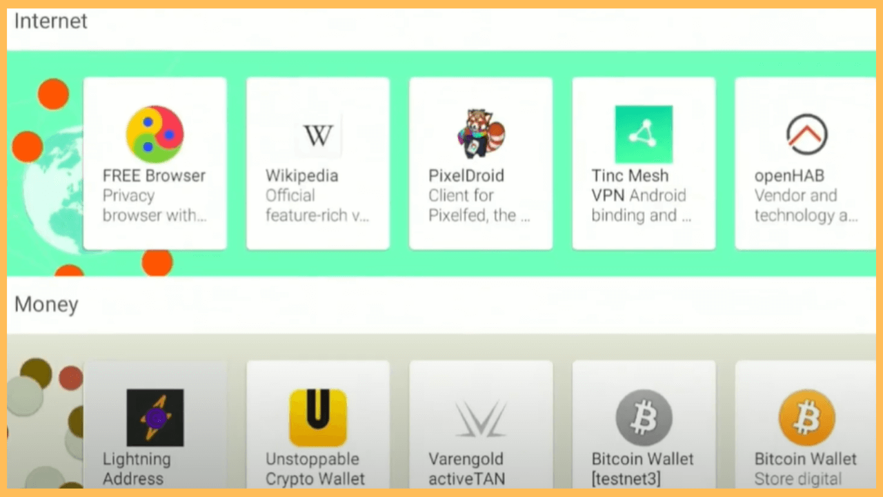 F-Droid on Firestick - Start browsing