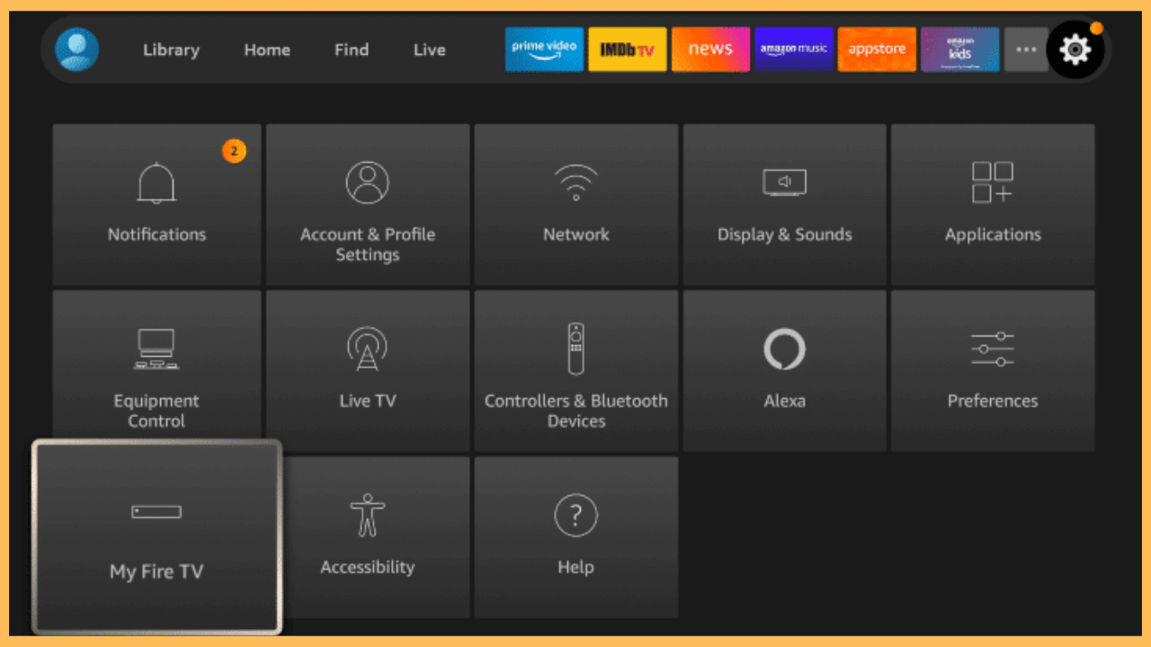 Firestick Remote Volume Not Working - Restart Firestick